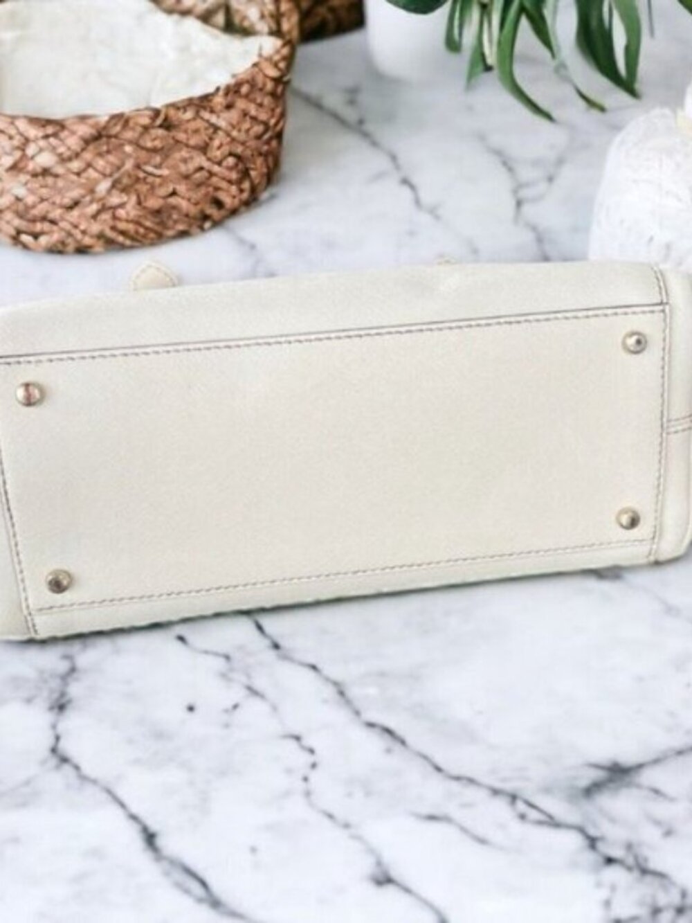 Kate Spade Ivory Charlotte Street Sloan Bag Crossbody Shoulder Saffiano Leather - Picture 16 of 16